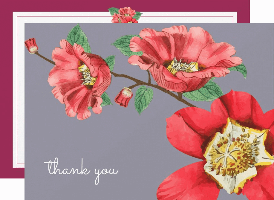 Rose Moss Personalized Note Cards