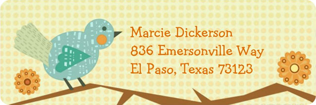 Tweety Bird Personalized Return Address Label