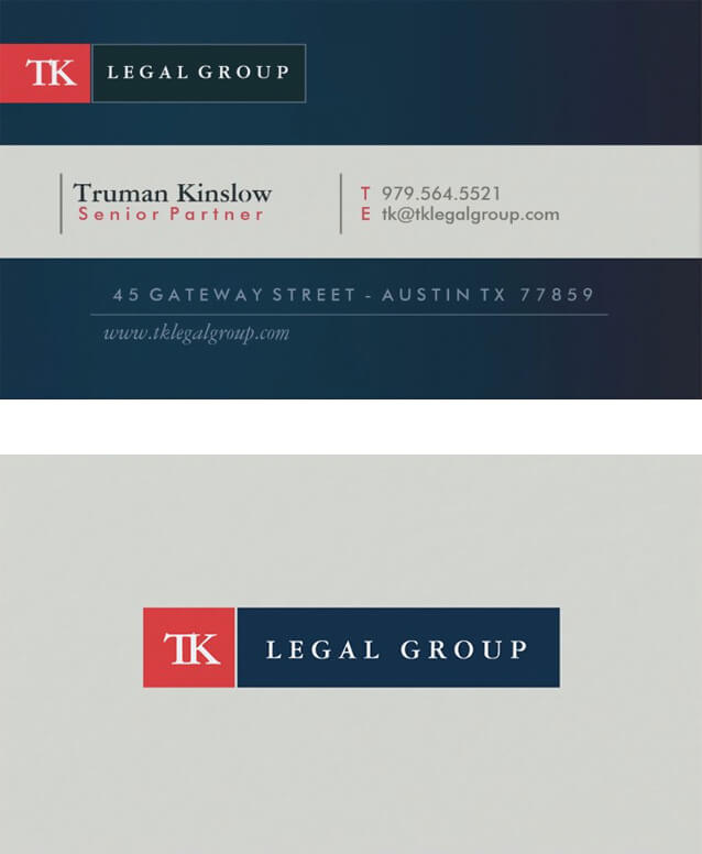 Elegant Attorney Business Card