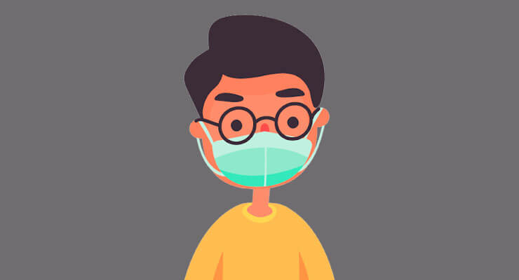 Properly Wear Face Mask with Eyeglasses
