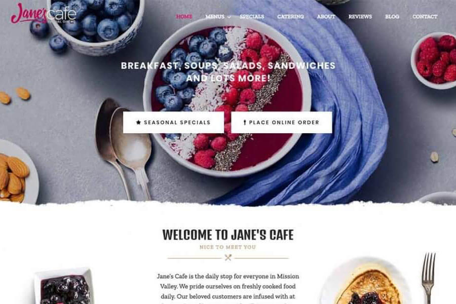Restaurant Website Design by Envisager Studio