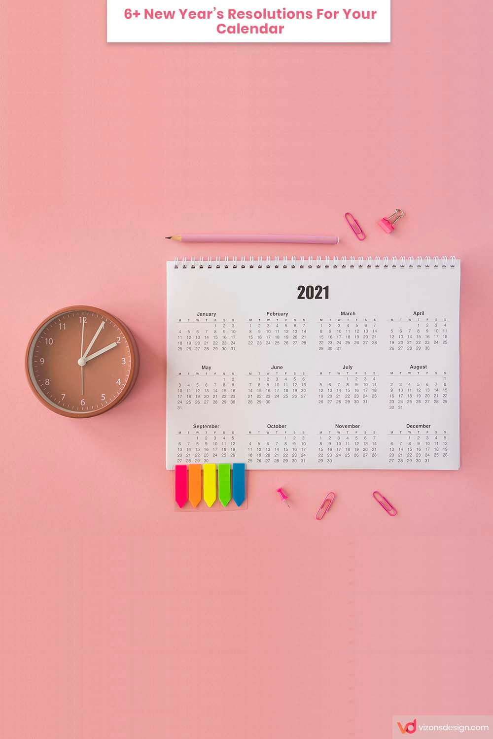 6+ New Year\'s Resolutions For Your Calendar
