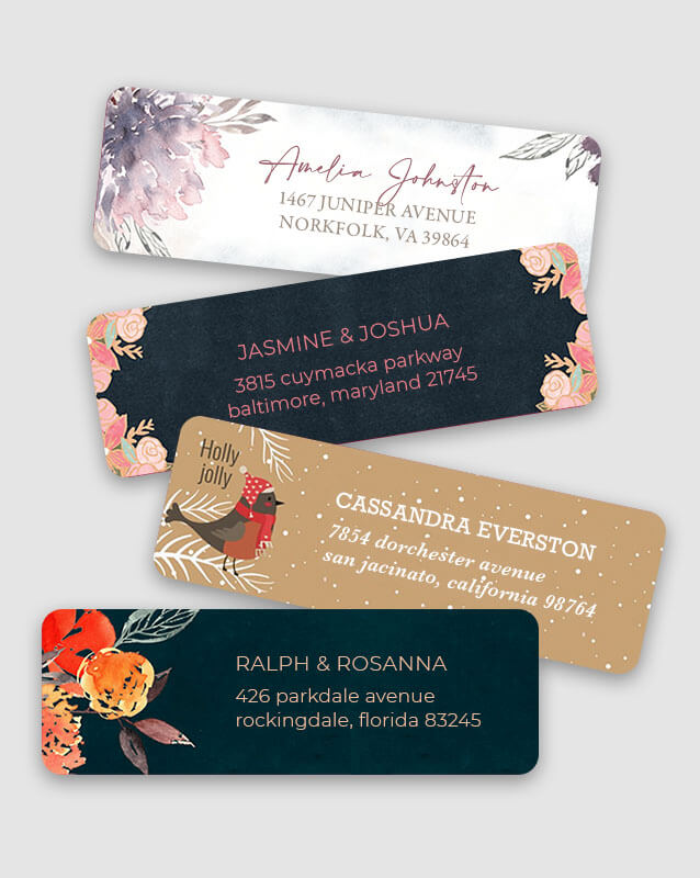 Personalized Return Address Labels