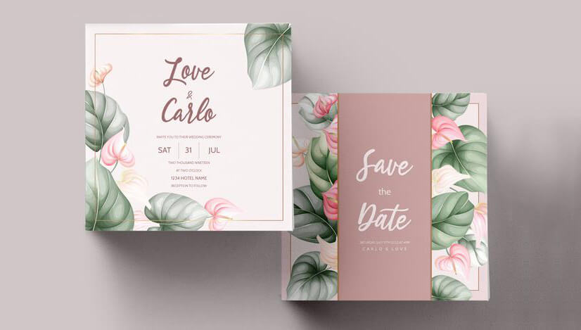 Wedding Invitations Color Schemes