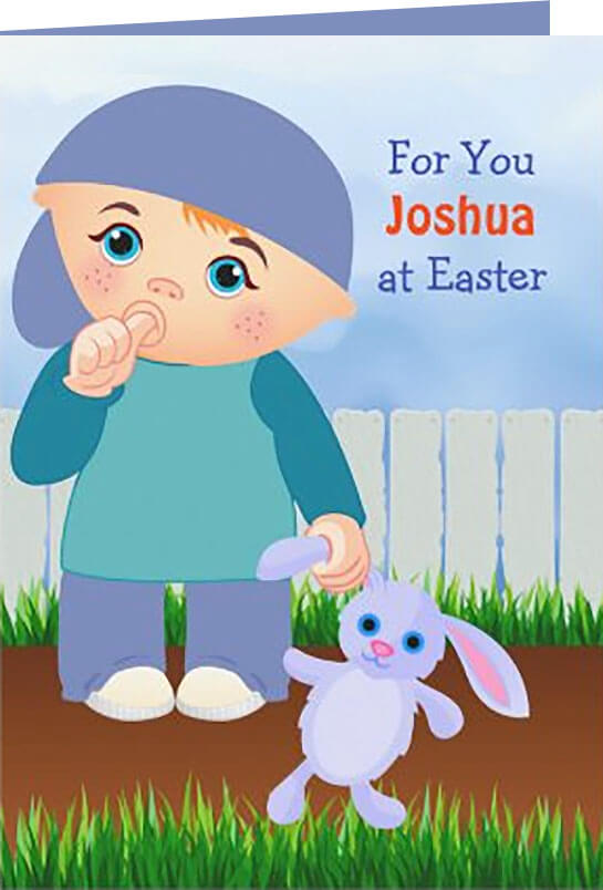 Cute Customizable Easter Cards
