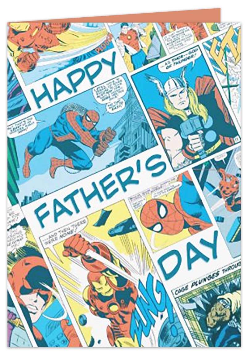 Marvel Comics Happy Father's Day Card