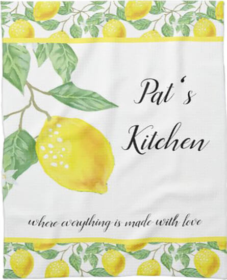 Best Home Decor Customizable Products Kitchen Tea Towels