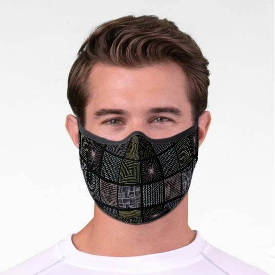 Geometric Face Masks For Men