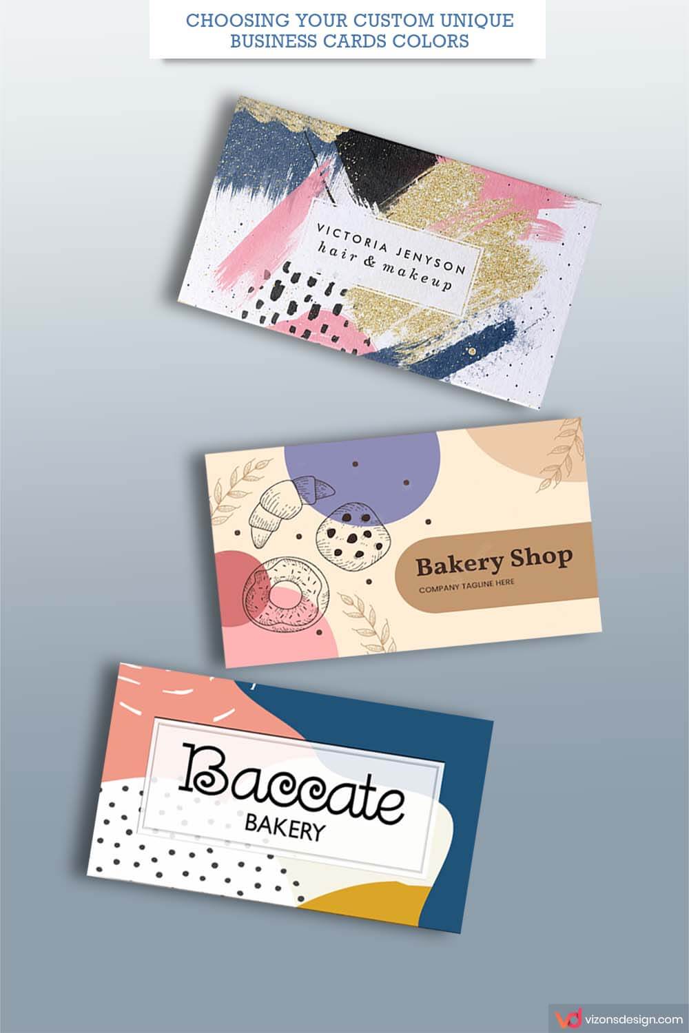 Choosing Your Custom Unique Business Cards Colors