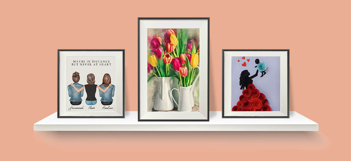 Canvas Wall Art & Prints DIY Mother's Day Gifts