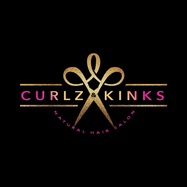 Black Hairstylist Custom Logo Design