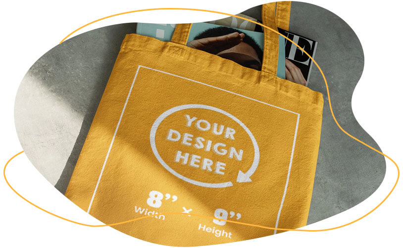 Custom Printed Tote Bags | Vizons Design