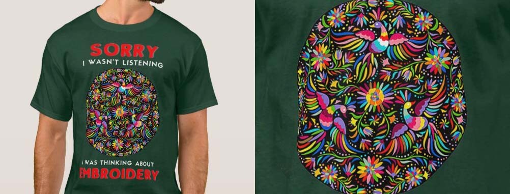 Embroidery T-shirt Design Templates