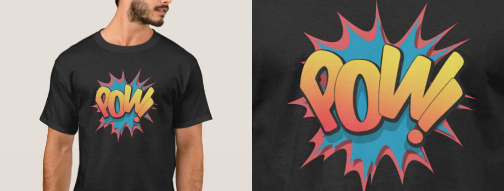 Pop Art Custom T-shirt Design Ideas