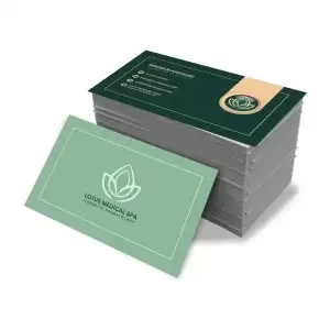 Lotus Jade Spa Business Card Template