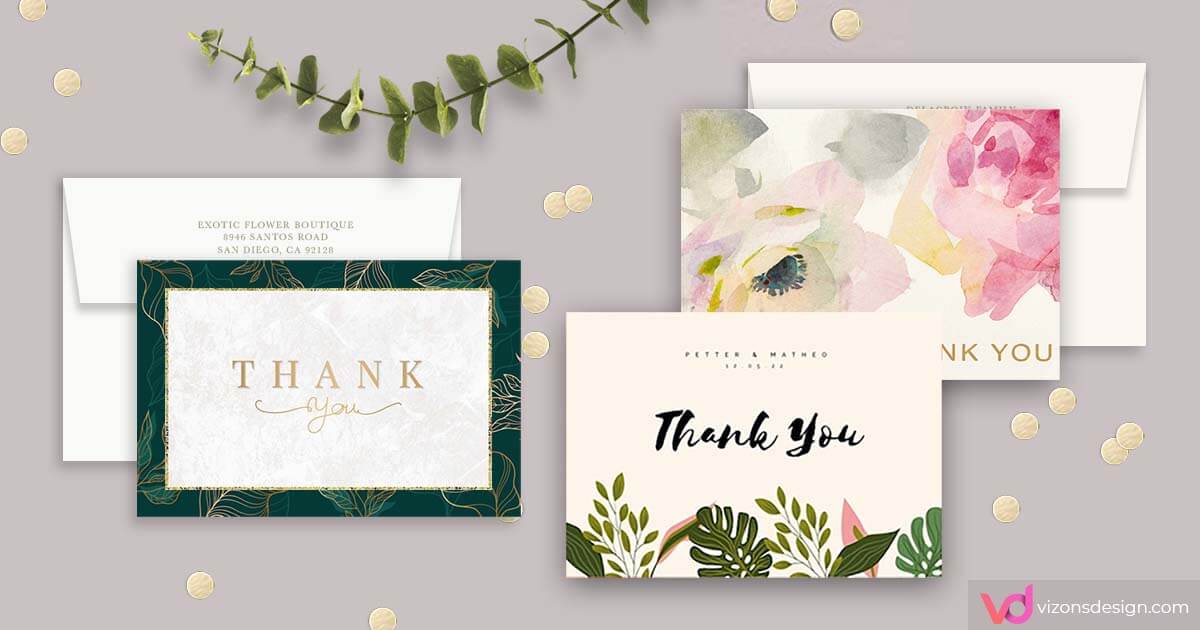 Using Thank You Cards For Business | Vizons Design