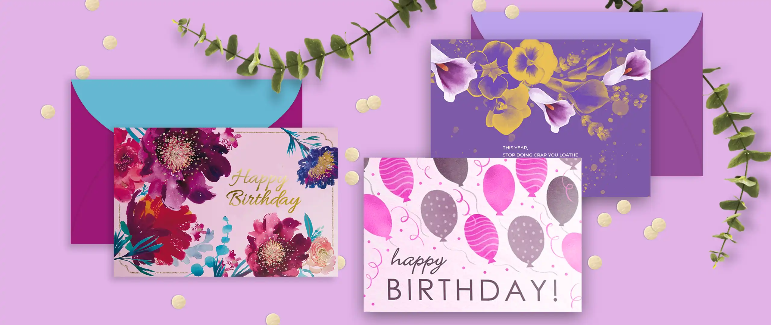 Custom Personalized Birthday Greeting Cards