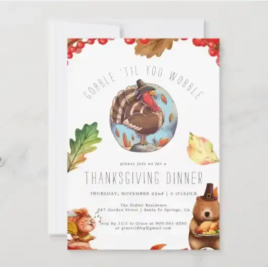 thanksgiving invitation