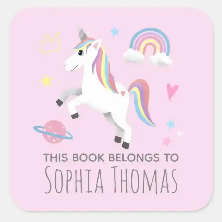 Book Name Labels Baby Gift Ideas