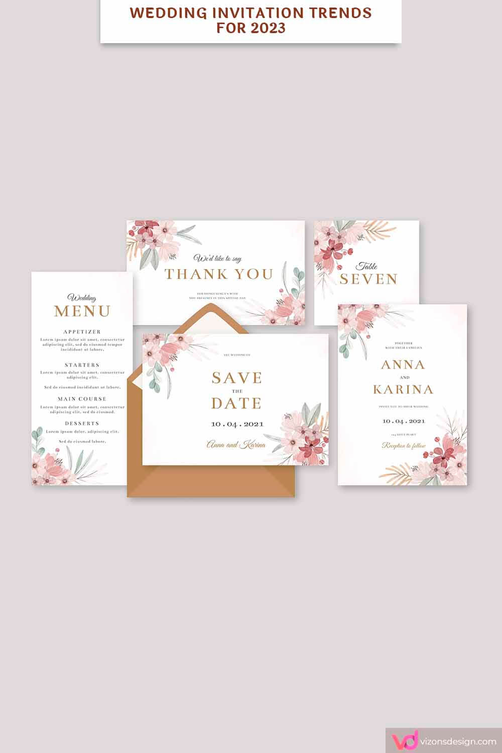 Wedding Invitation Trends For 2023