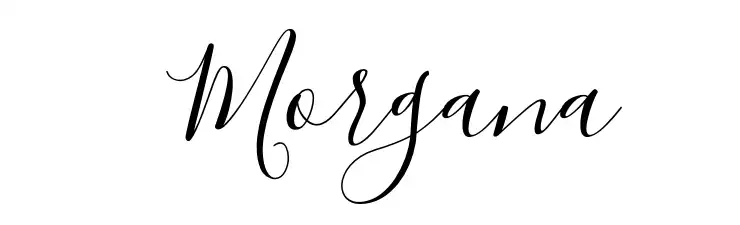 Morgana font
