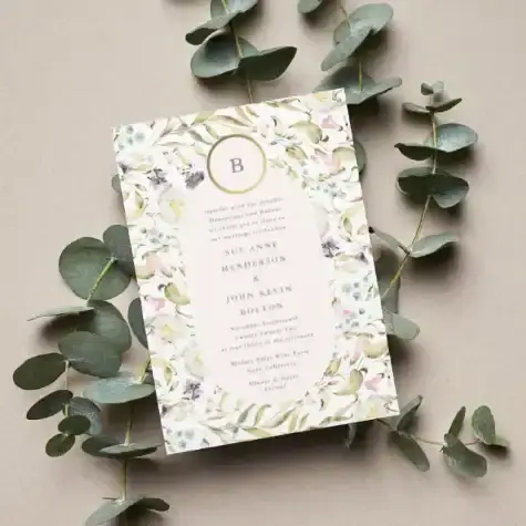 Wildflowers Micro Wedding Invitation