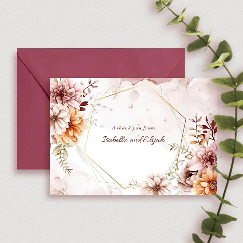 Wedding Thank You Cards | Vizons Design