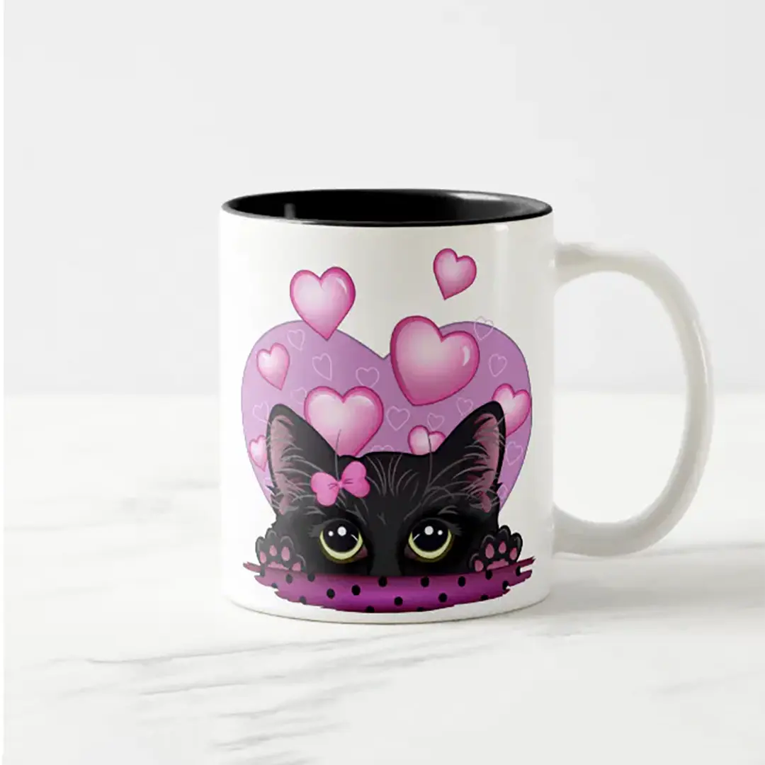 Vizons Design I Love You Kitten Coffee Mug