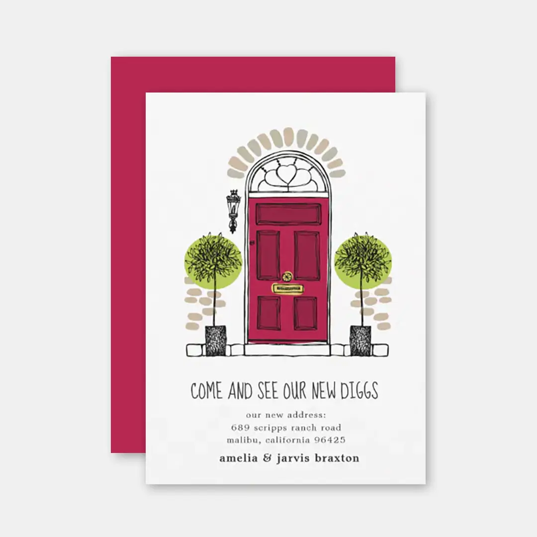 Vizons Design Red Door New House Announcement