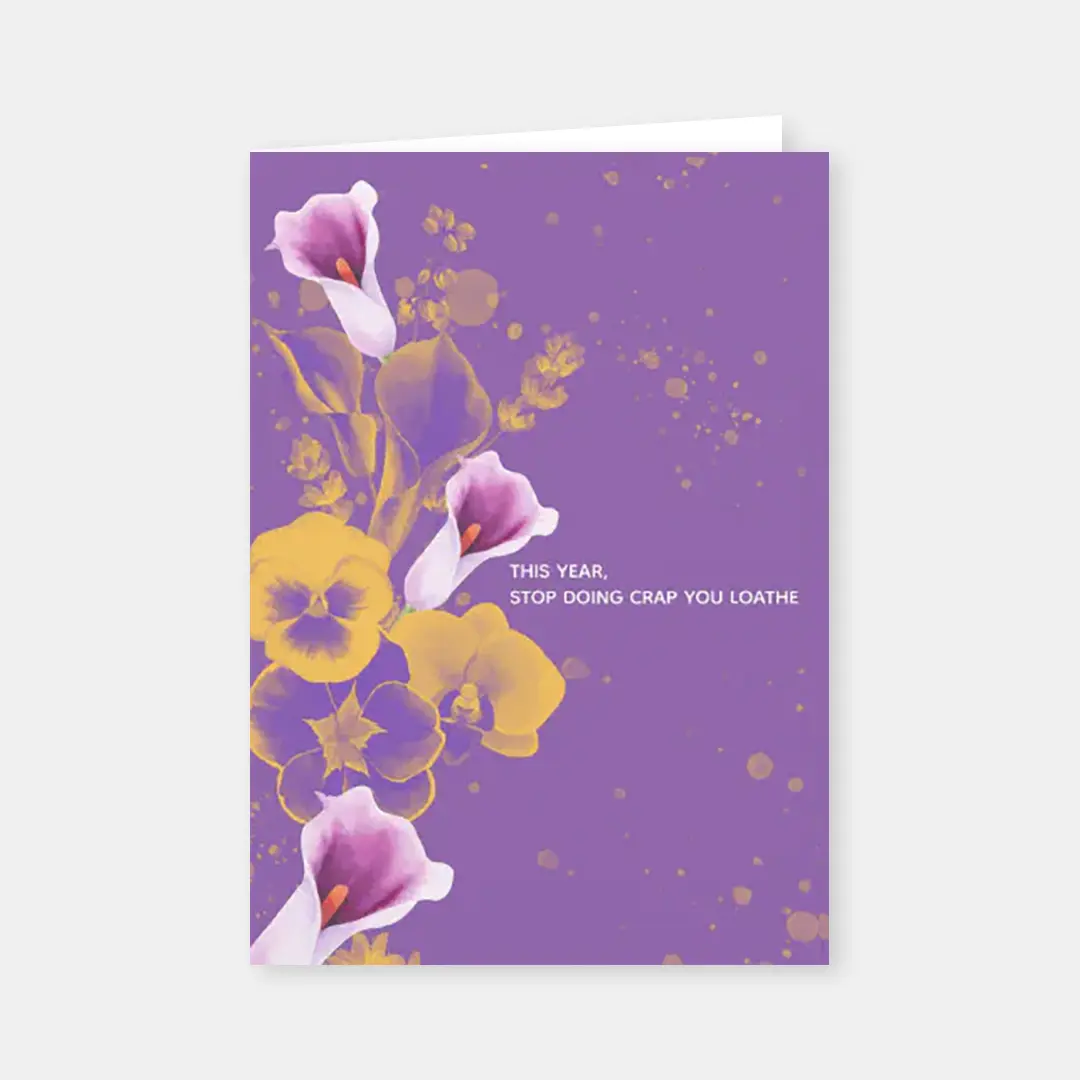 Vizons Design Stop Doing Things You Loathe Friend Birthday Greeting Cards Online