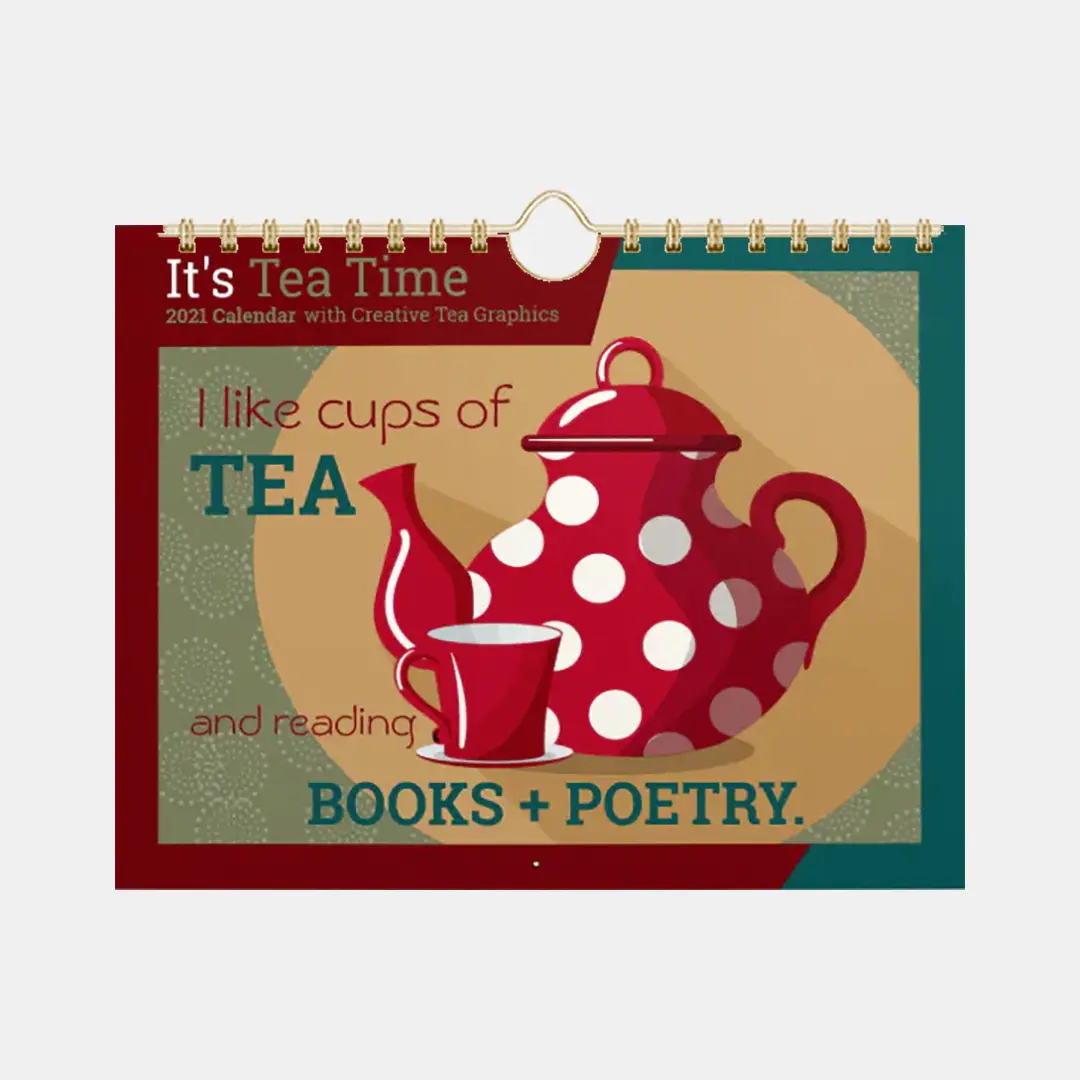 Vizons Design Teatime Personalized Wall Calendar