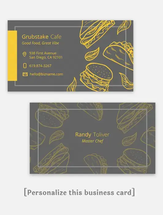 Business Cards supports word-of-mouth marketing | Vizons Design