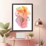 Flourish 2 - Watercolor Botanical Inspirational Wall Art Framed Canvas | Vizons Design